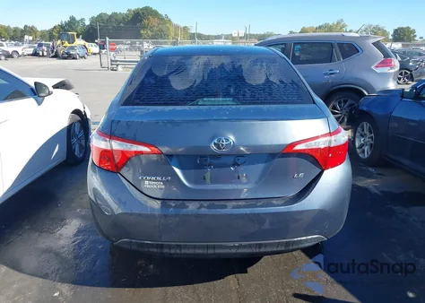 2016 Toyota Corolla Le z USA, uszkodzony, nr VIN 5YFBURHE7GP390693